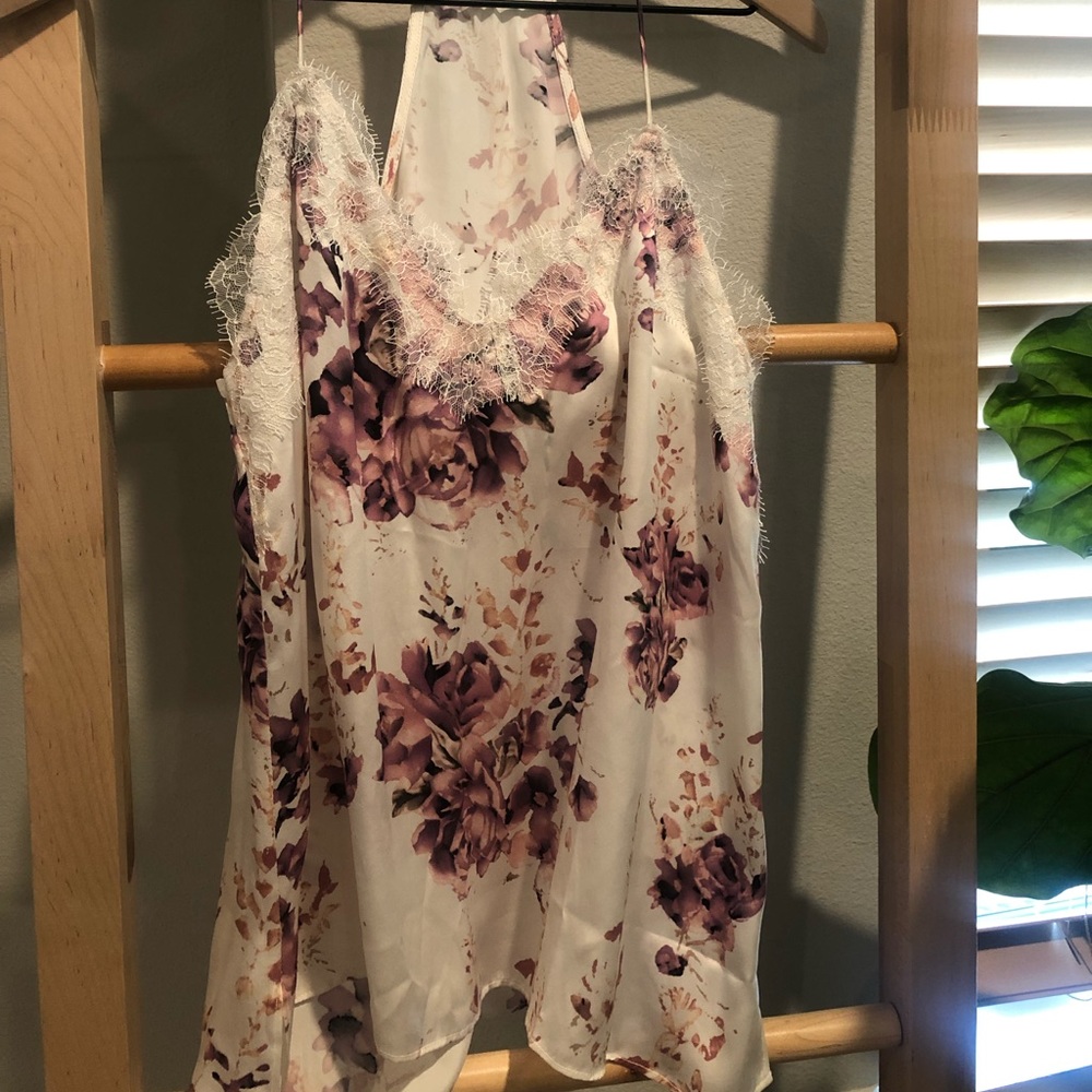 Cami NYC Silk Floral Tank